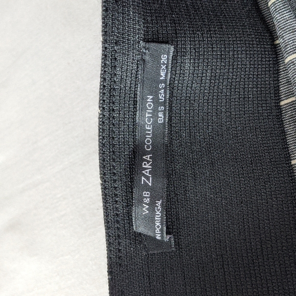 Zara Pinstripe Peplum Mini Skirt - Picture 5 of 6